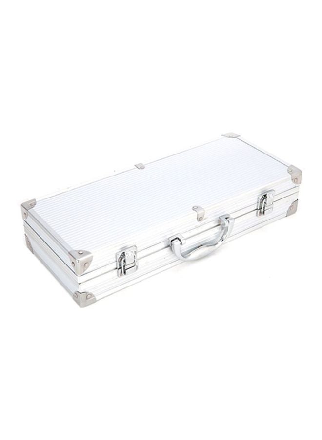 شاربدو طقم أدوات للشواء مكون من 6 قطع أسود/ فضي 37x15x7سم - Image 4