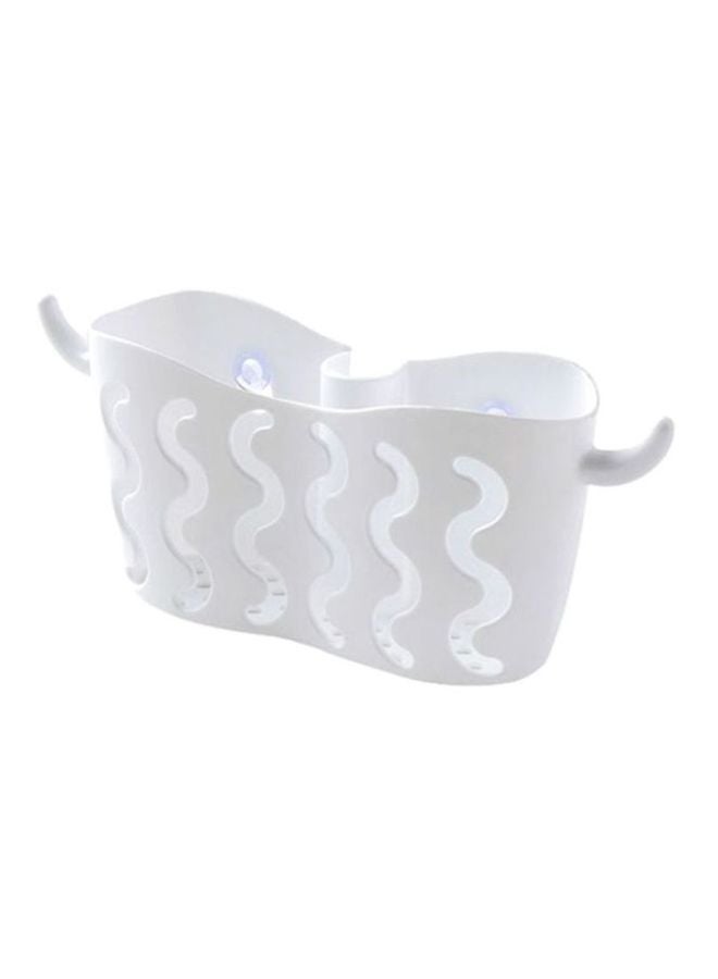 Sharpdo Plastic Draining Basket White 15.2x8.2cm