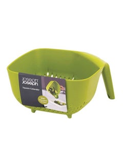 Joseph Joseph Square Colander Green 20x19x11.5cm  - Image 1