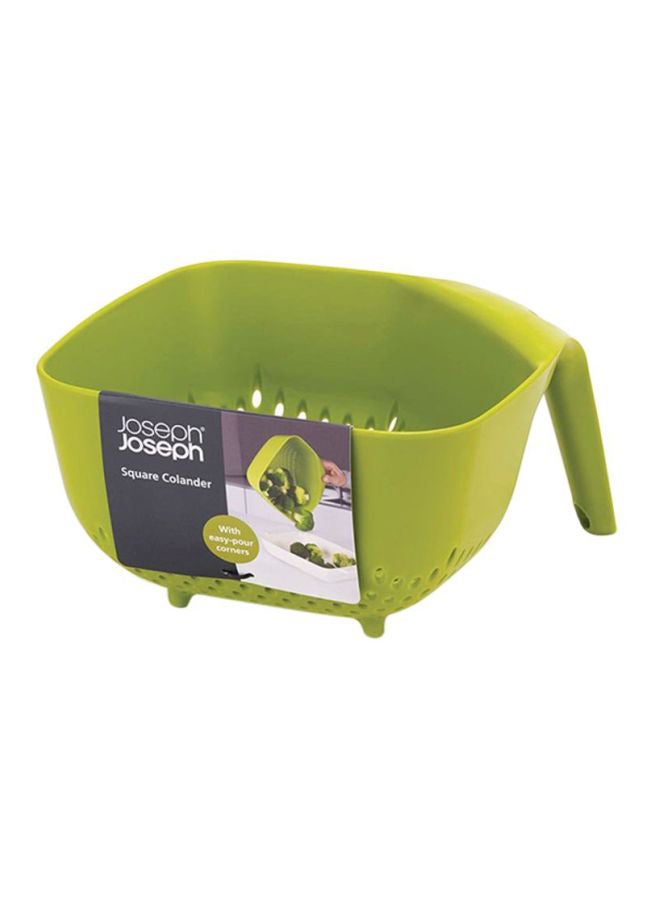 Joseph Joseph - Square Colander Green 20x19x11.5cm - Image 1