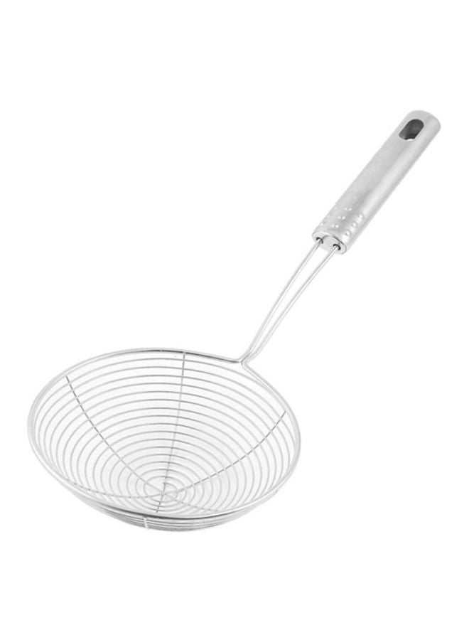 Cool Baby Cookware Colander Mesh Ladle For Kitchen Silver 31x12cm