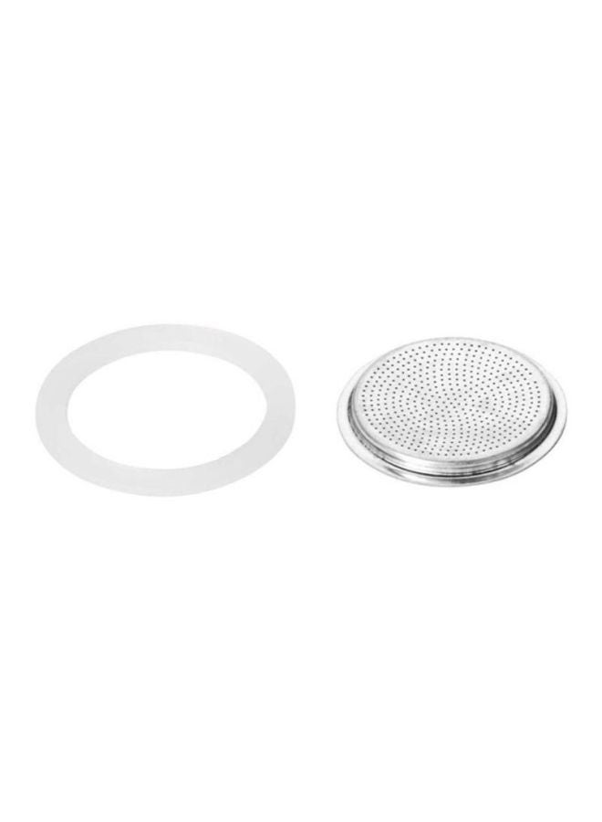 tescoma Silicon Seal And Filter Silver/White 3cm
