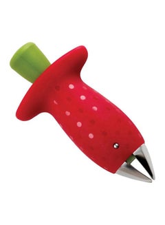 Chef'n StemGem Strawberry Stem Remover Red/Green/Silver 5x9.1x2.7cm  - Image 1