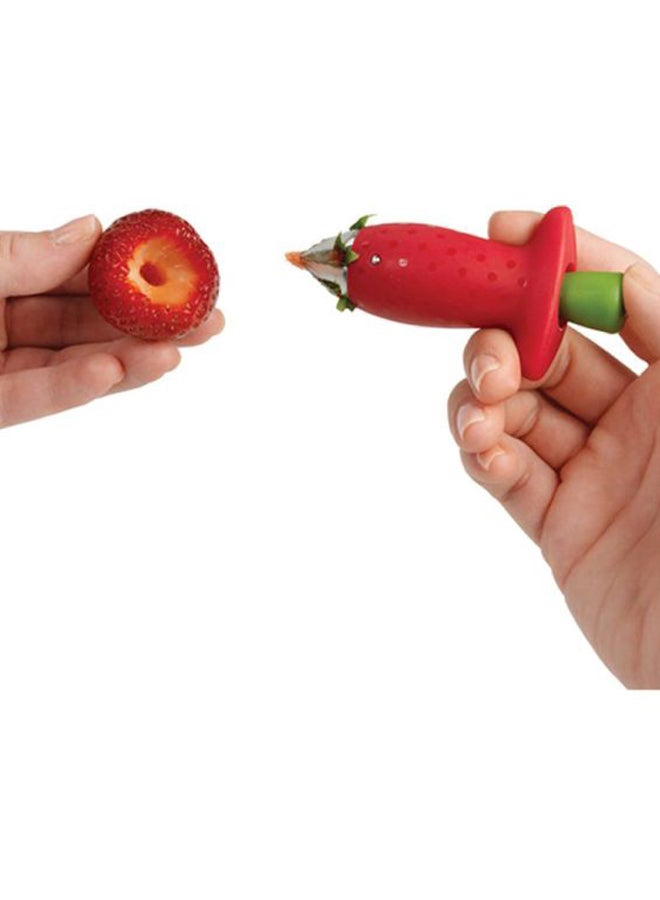 شيف إن مزيل سيقان الفراولة StemGem أحمر/ أخضر/ فضي 5x9.1x2.7سم - Image 3