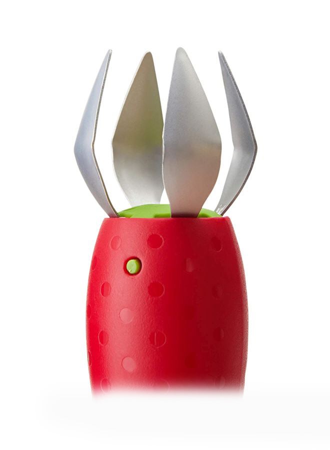 شيف إن مزيل سيقان الفراولة StemGem أحمر/ أخضر/ فضي 5x9.1x2.7سم - Image 5