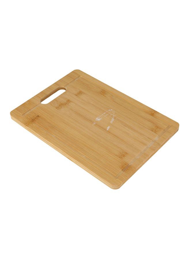 Royalford Bamboo Cutting Board (330X230X14Mm) Beige 330x230x14mm  - Image 4