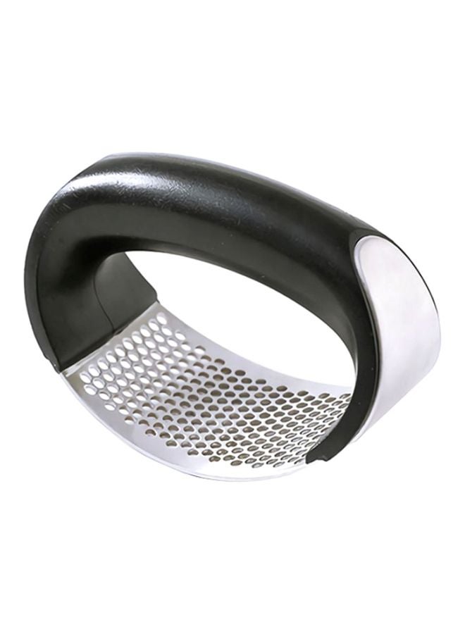 Sharpdo Stainless Steel Garlic Press Silver/Black 5.1x6.9x10.8cm - Image 1