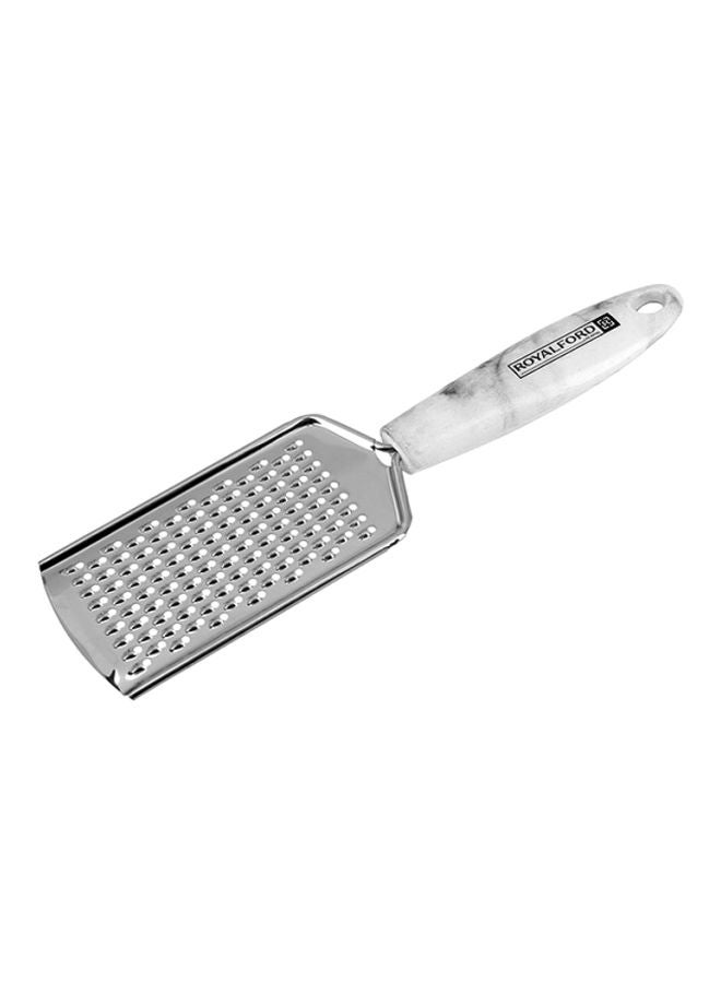 Royalford Ss Grater Marble Designed Handle Multicolor 23X6.5Cm White/Grey/Silver 65grams  - Image 2