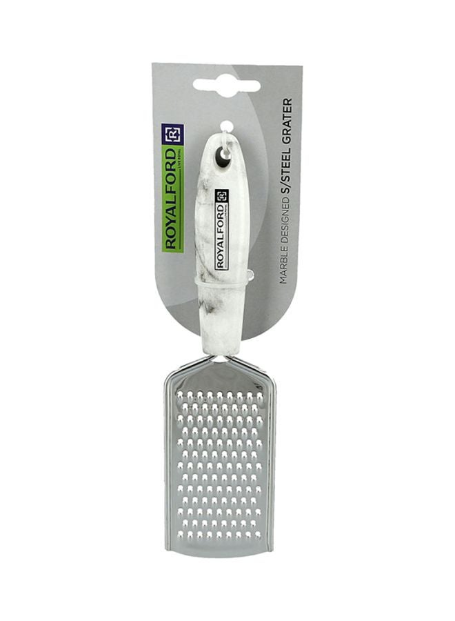 Royalford Ss Grater Marble Designed Handle Multicolor 23X6.5Cm White/Grey/Silver 65grams  - Image 3