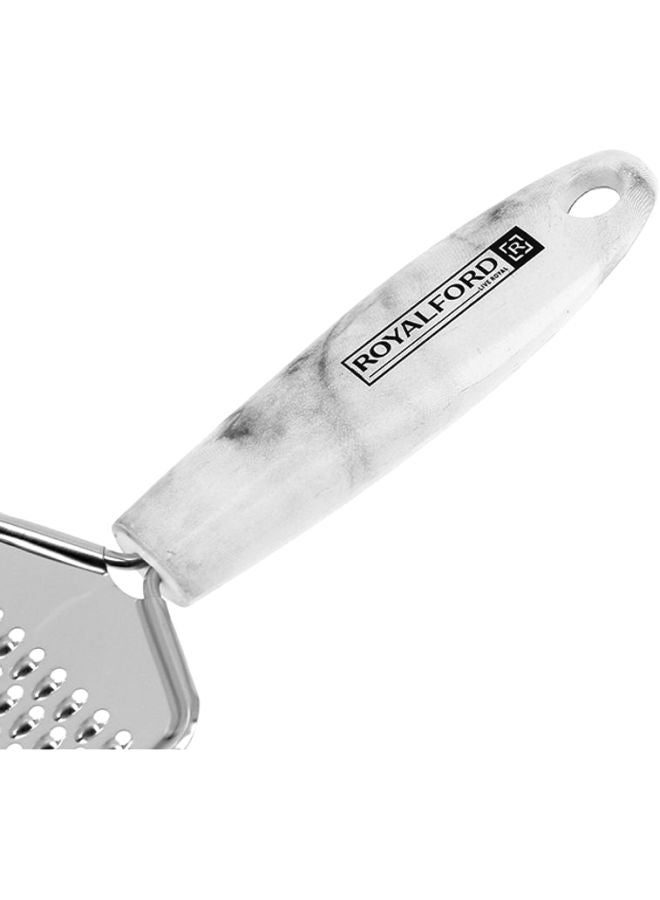Royalford Ss Grater Marble Designed Handle Multicolor 23X6.5Cm White/Grey/Silver 65grams  - Image 5