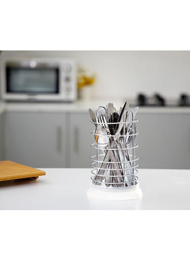 DELCASA Stainless Steel Utensil Holder Silver  - Image 5