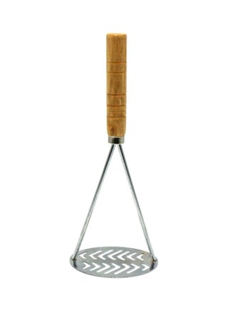 Stainless Steel Potato Masher Silver/Beige 25x8cm - v1615486291/N20677521A_1