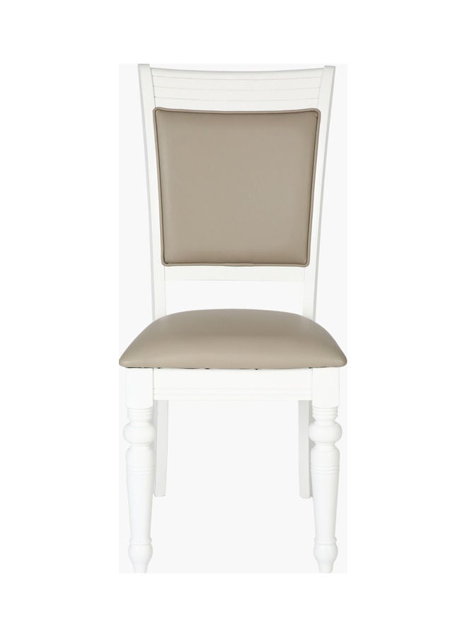 Home Box Harvest Cushioned Dining Chair White 46 x 41 x 100cm - Image 2