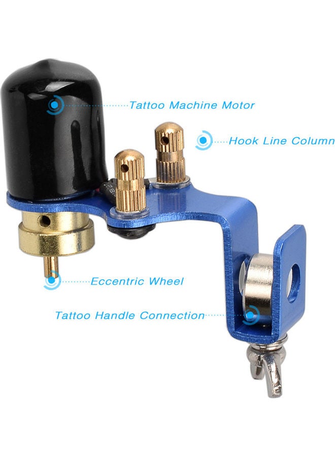 طقم ماكينة تاتو دوارة مع ملحقات متعدد الألوان - Image 2