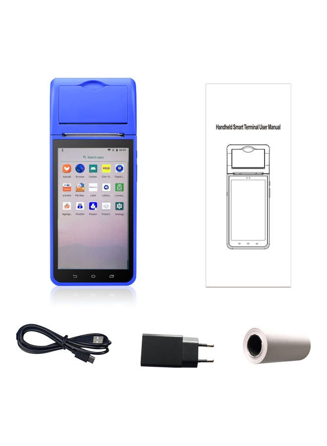 Portable Wireless Terminal Smart Printer Blue
