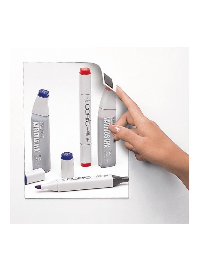 50-Piece Self-Adhesive Magnetic Strips Black - Image 3