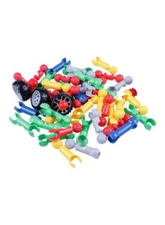 Generic HINL00270 72-Piece DIY Plastic Puzzle Building Blocks 72 1+ Years  - Image 2