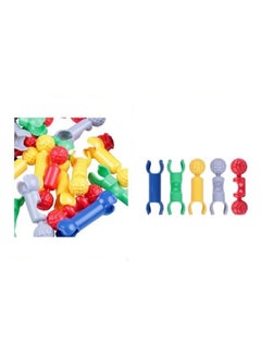 Generic HINL00270 72-Piece DIY Plastic Puzzle Building Blocks 72 1+ Years  - Image 5