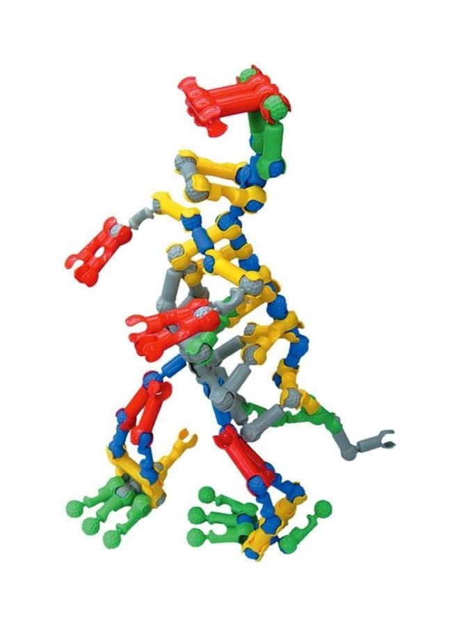 null - HINL00270 72-Piece DIY Plastic Puzzle Building Blocks 72 1+ Years - Image 1