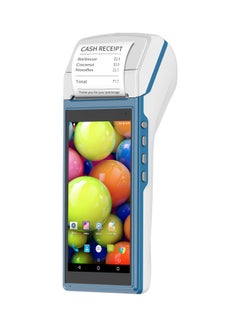Android POS Terminal Receipt Printer Blue/White