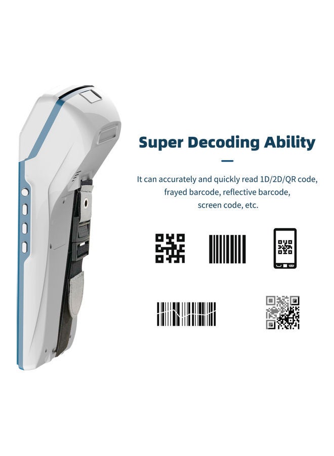 Generic - Android POS Terminal Receipt Printer Blue/White - Image 1