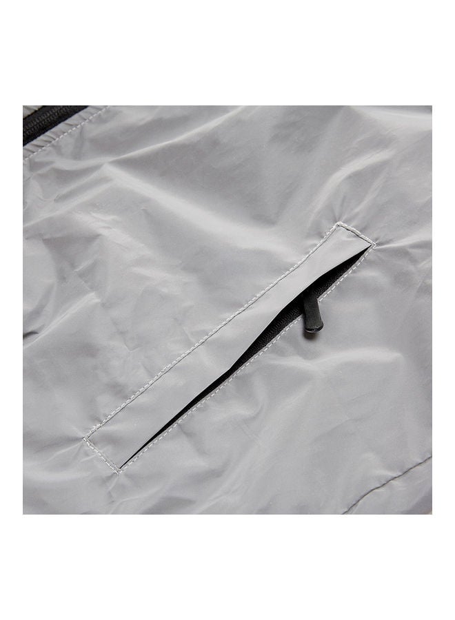 Waterproof Reflective Hooded Jacket M - Image 5