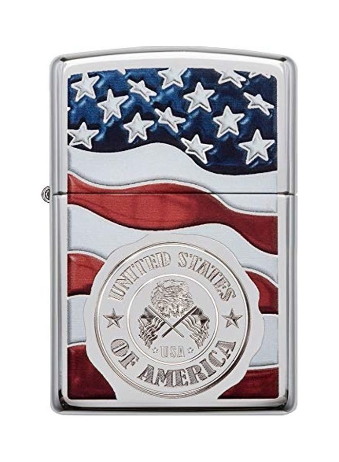 زيبو ولاعة مضادة للرياح بتصميم علم الولايات المتحدة الأمريكية - Image 3