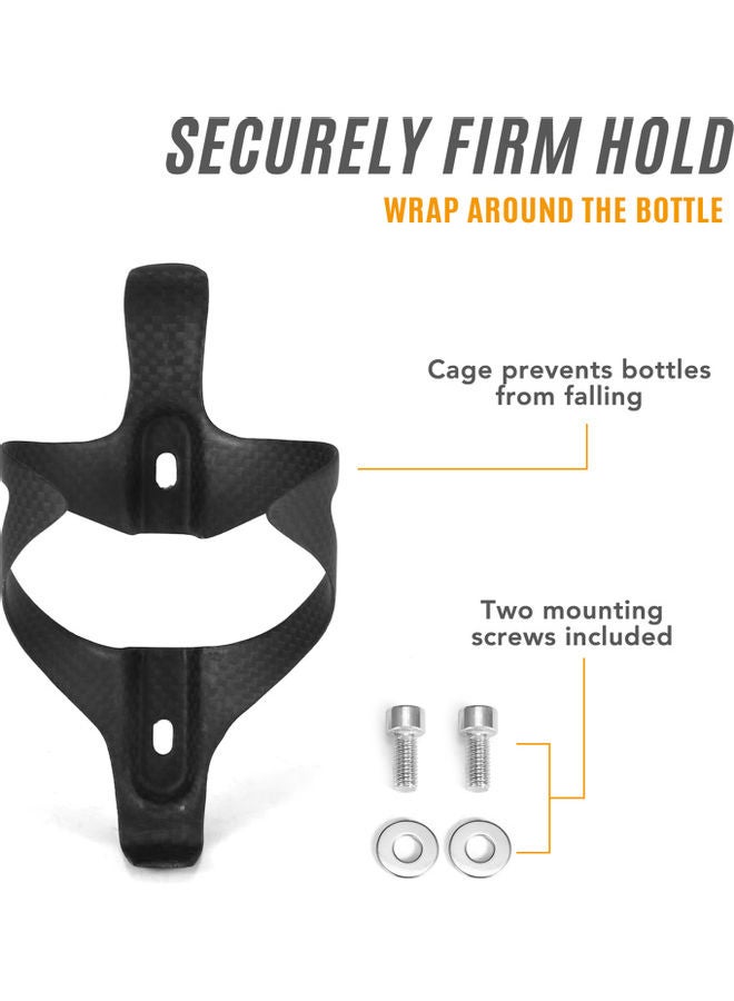 Generic - 2-Piece Bike Water Bottle Holder Cage 25x8x9cm - Image 1