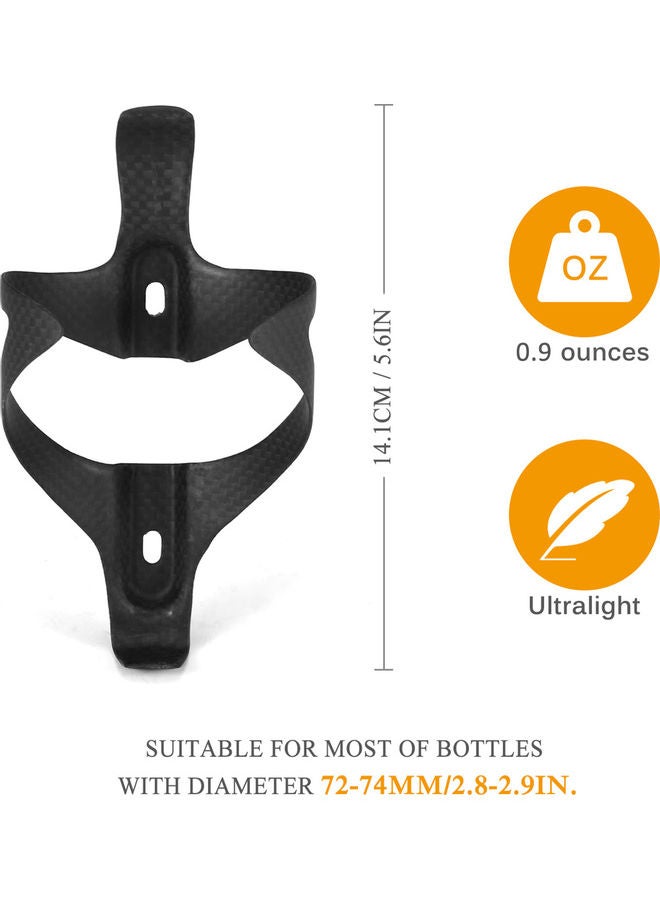 Generic - 2-Piece Bike Water Bottle Holder Cage 25x8x9cm - Image 1