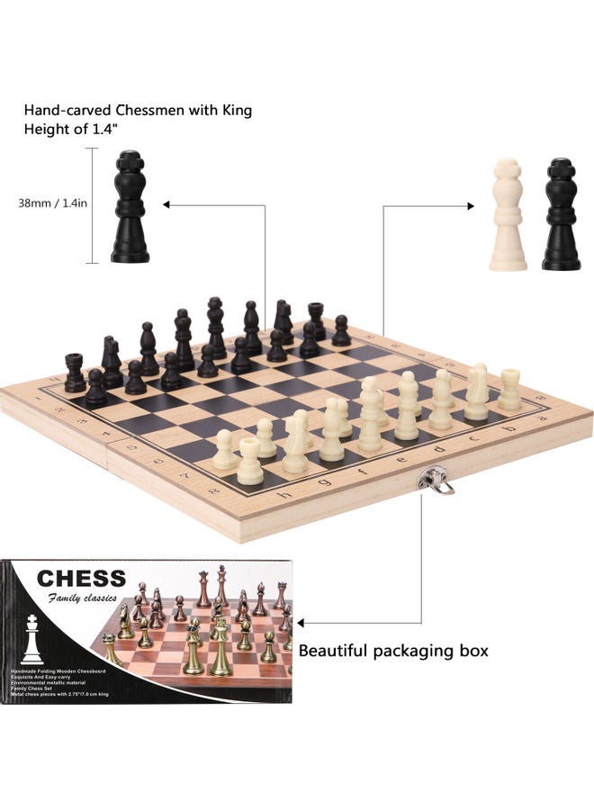 3-In-1 Suit Folding Chess Board - Image 5