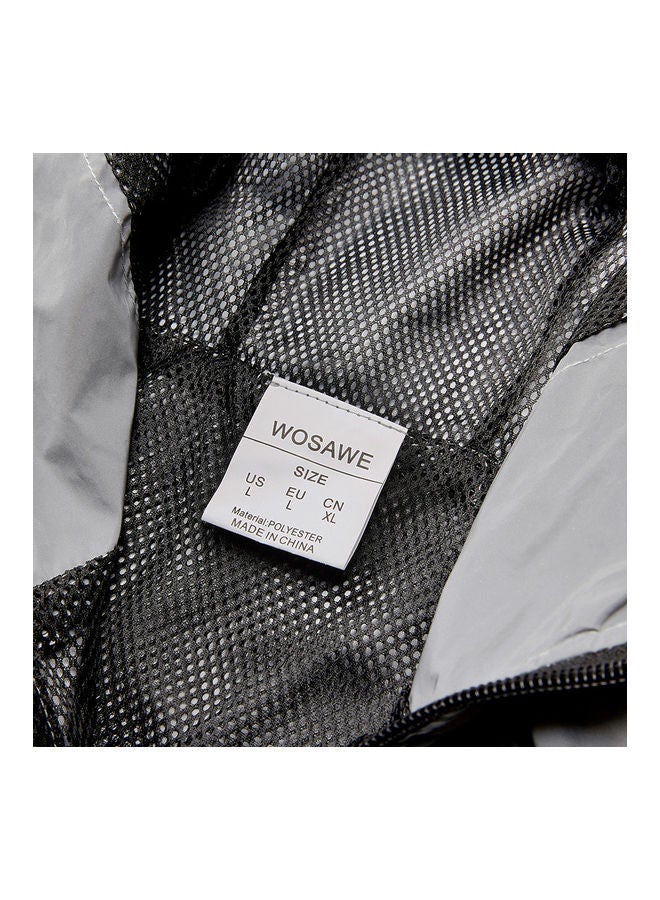 Generic Waterproof Reflective Hooded Jacket L  - Image 4