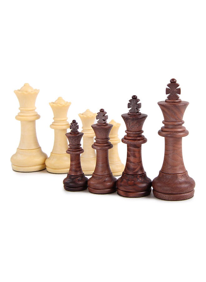 Folding Plastic Chessboard with Storage Bag - Image 2