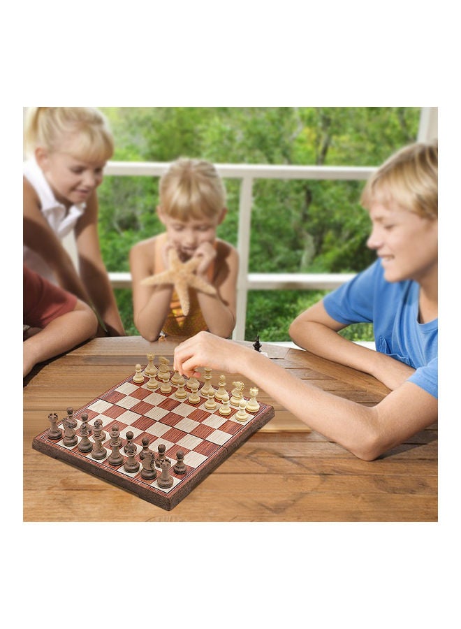 Folding Plastic Chessboard with Storage Bag - Image 3