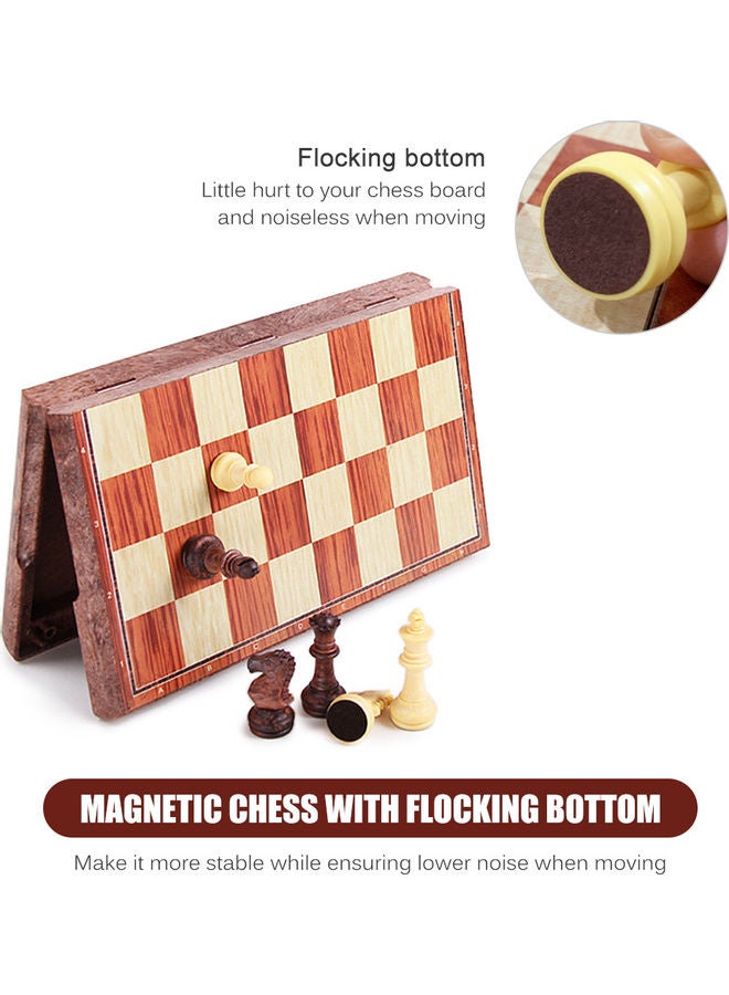 Folding Plastic Chessboard with Storage Bag - Image 4