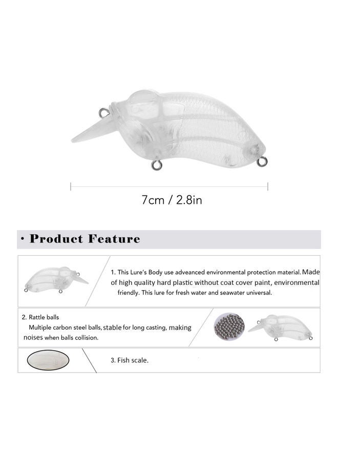 Generic 5-Piece Fishing Lures 2.8inch - Image 4