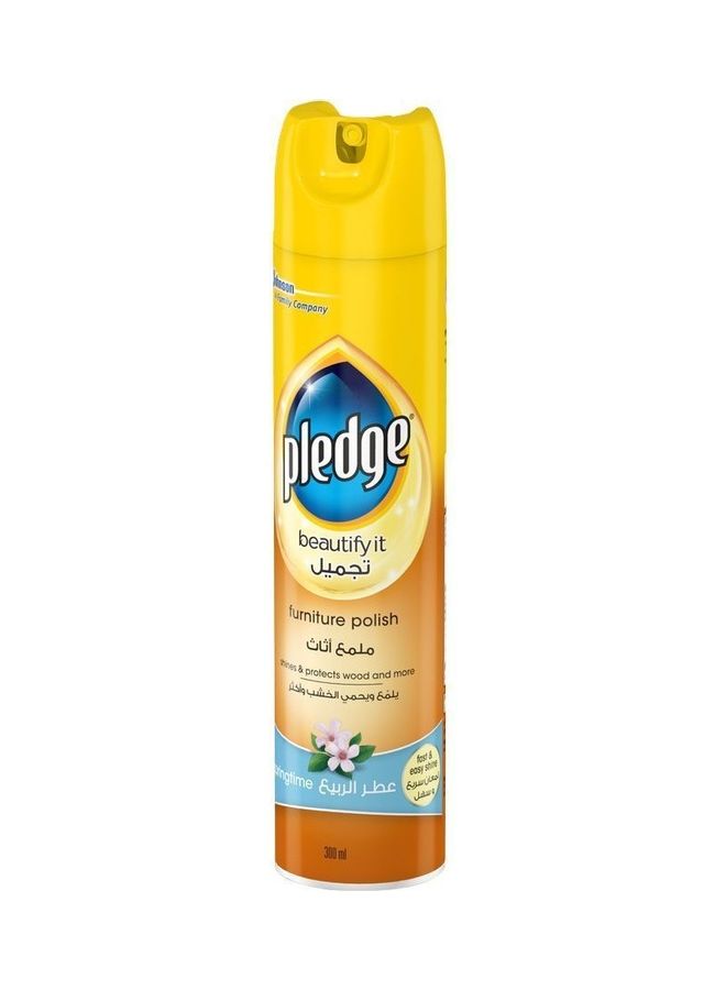 Pledge Pack Of 3 Furniture Polish - Springtime Clear 300ml