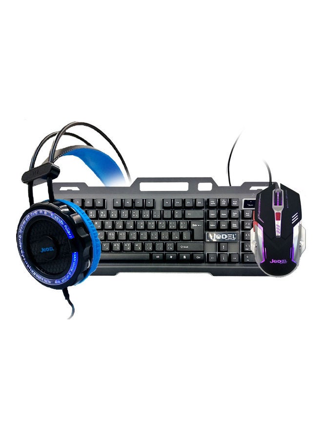 JeDEL Set Of Keyboard, Mouse And Headphones - Image 1