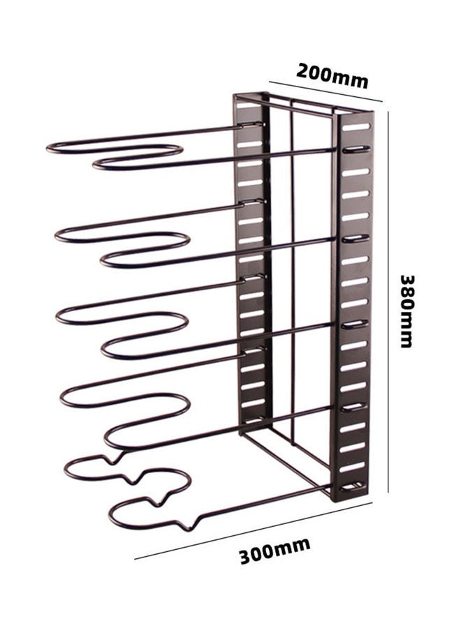 رف للأوعية أسود - Image 2