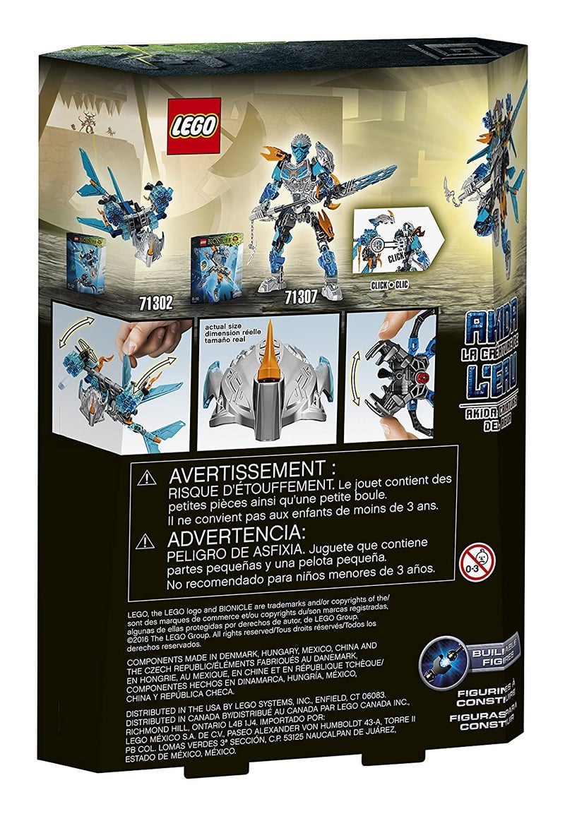 ليغو مجموعة الكائنات البحرية من بيونيكل أكيدا طراز 71302 71302 120 أكبر من 8 سنوات - Image 2