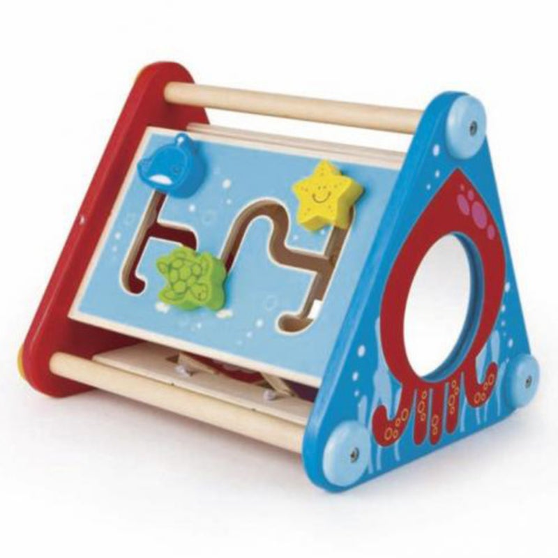 Hape - Take-Along Wooden Toddler Activity Skill Building Box - Image 1