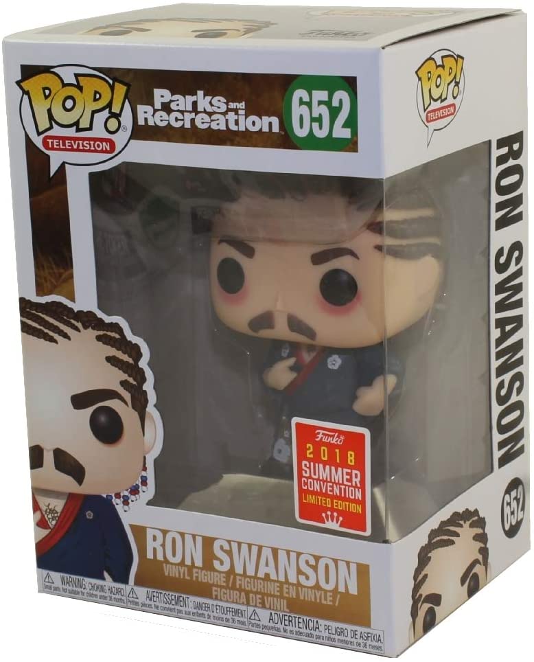 Pop Television Parks And Recreation Ron Swanson Cornrows Figure