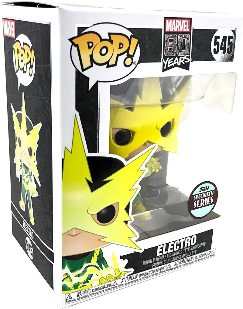 Funko Pop 80Th First Appearance Electro Vinyl Figure