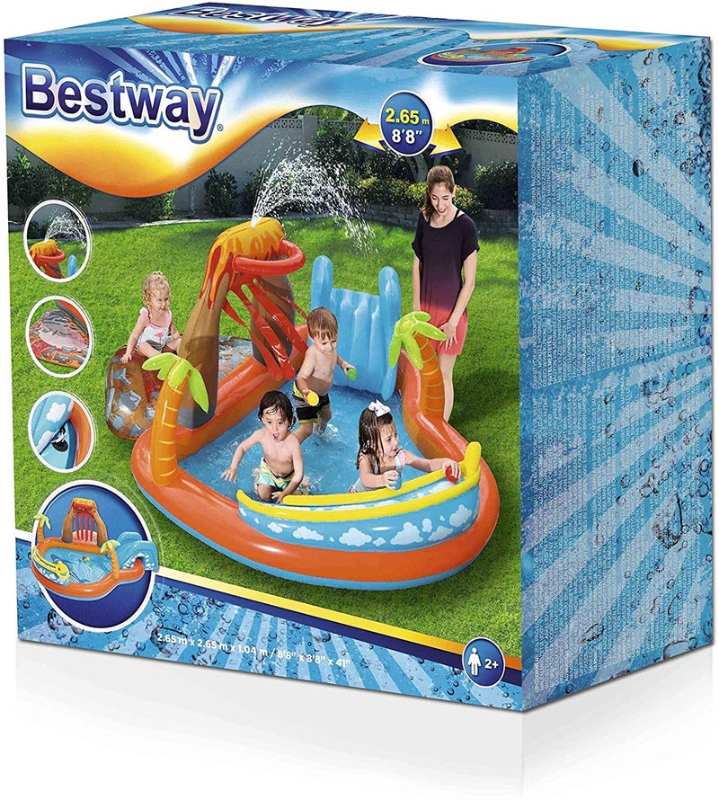 Bestway - Lava Lagoon Outdoor Pool 265x265x104 centimetercm - Image 1