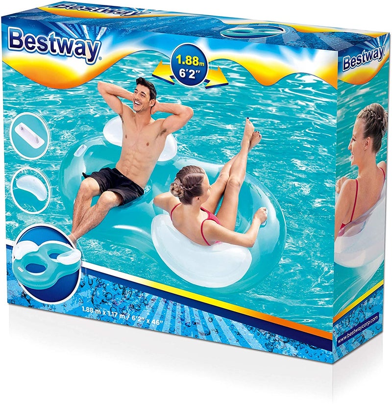 Bestway Double Ring Inflatable 100x51x30cm  - Image 3