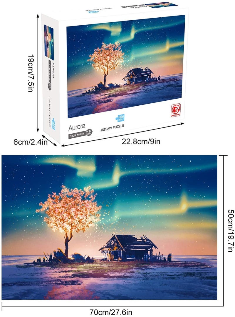 Beauenty 1000 Pieces Jigsaw Set With Frame 26x38 cmcm  - Image 4