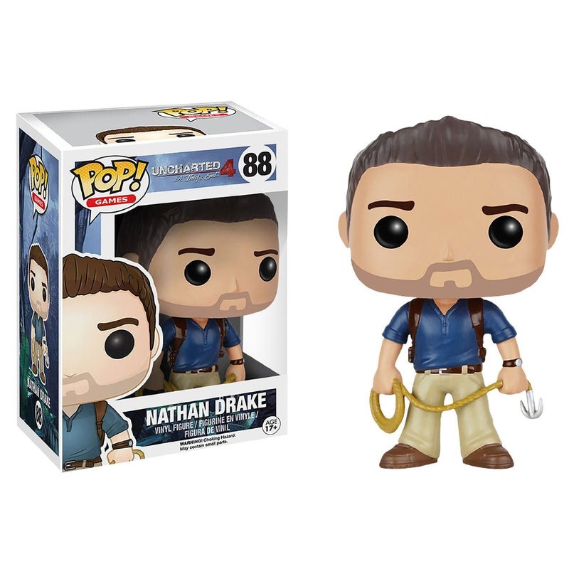 Funko - Pop! Uncharted Nathan Draker Figure Toy Keychain Multicolour - Image 1