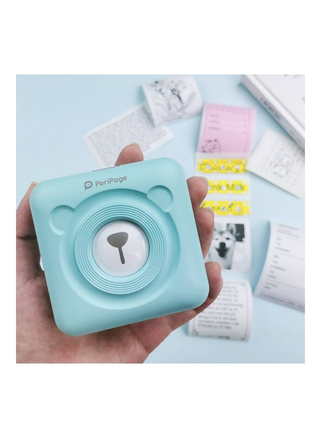 PeriPage Mini Pocket Wireless Thermal Printer Mint Green/White  - Image 3