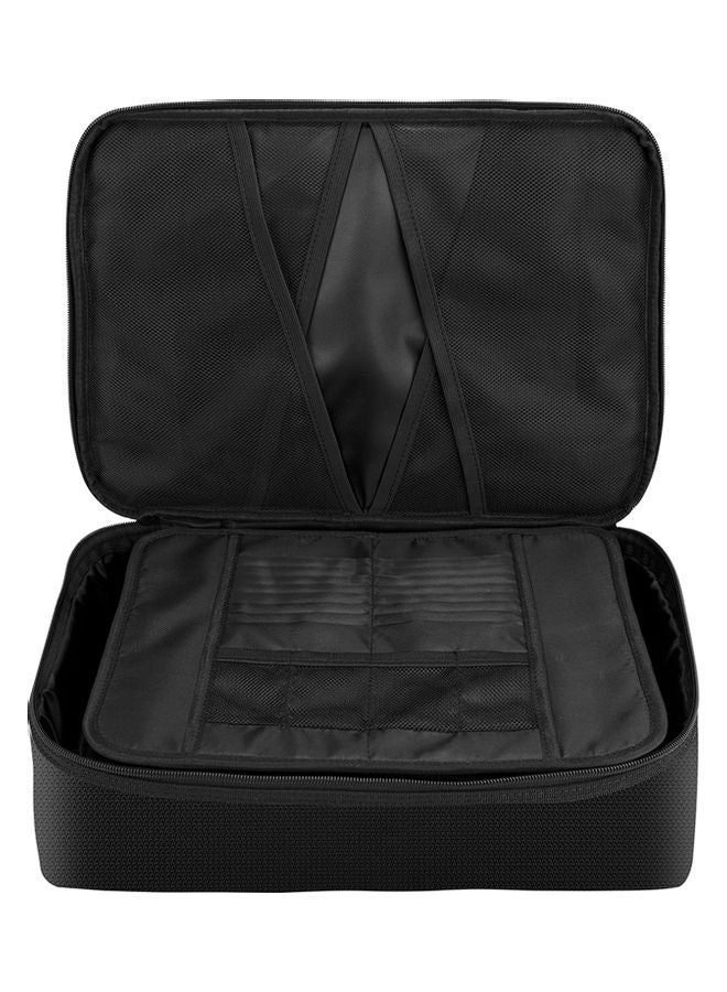 Fireproof Document Bag With Zipper Closure Black - Image 3