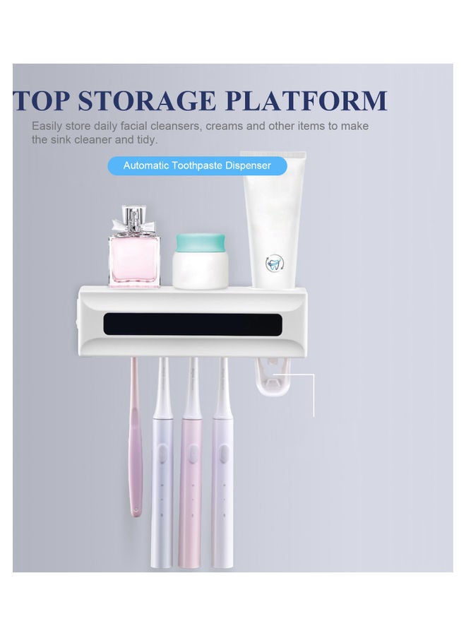 Intelligent Photocatalyst Toothbrush Sanitizer White 24.3 X 8 X 13cm - Image 3