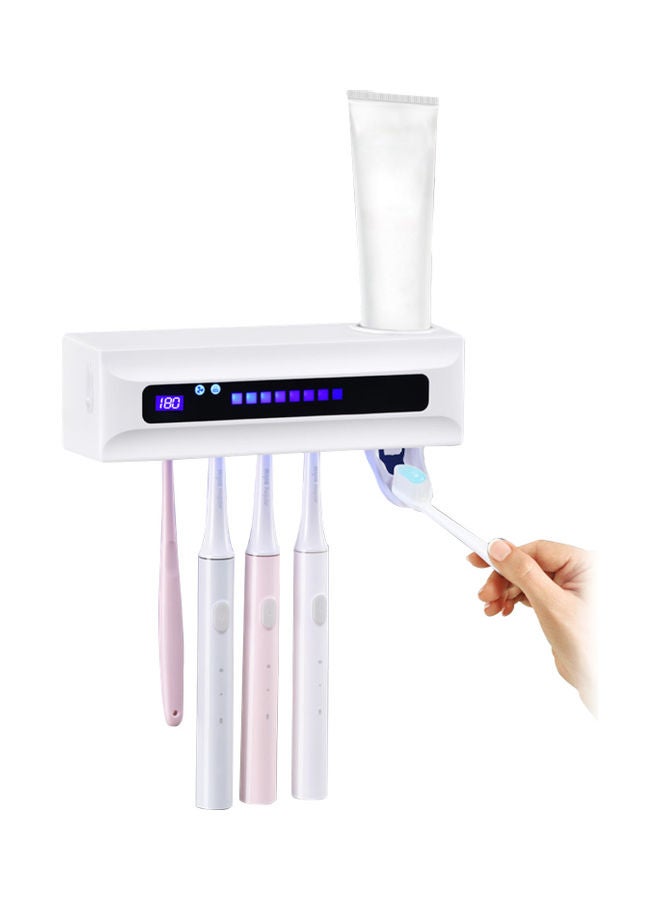 Intelligent Photocatalyst Toothbrush Sanitizer White 24.3 X 8 X 13cm - Image 1